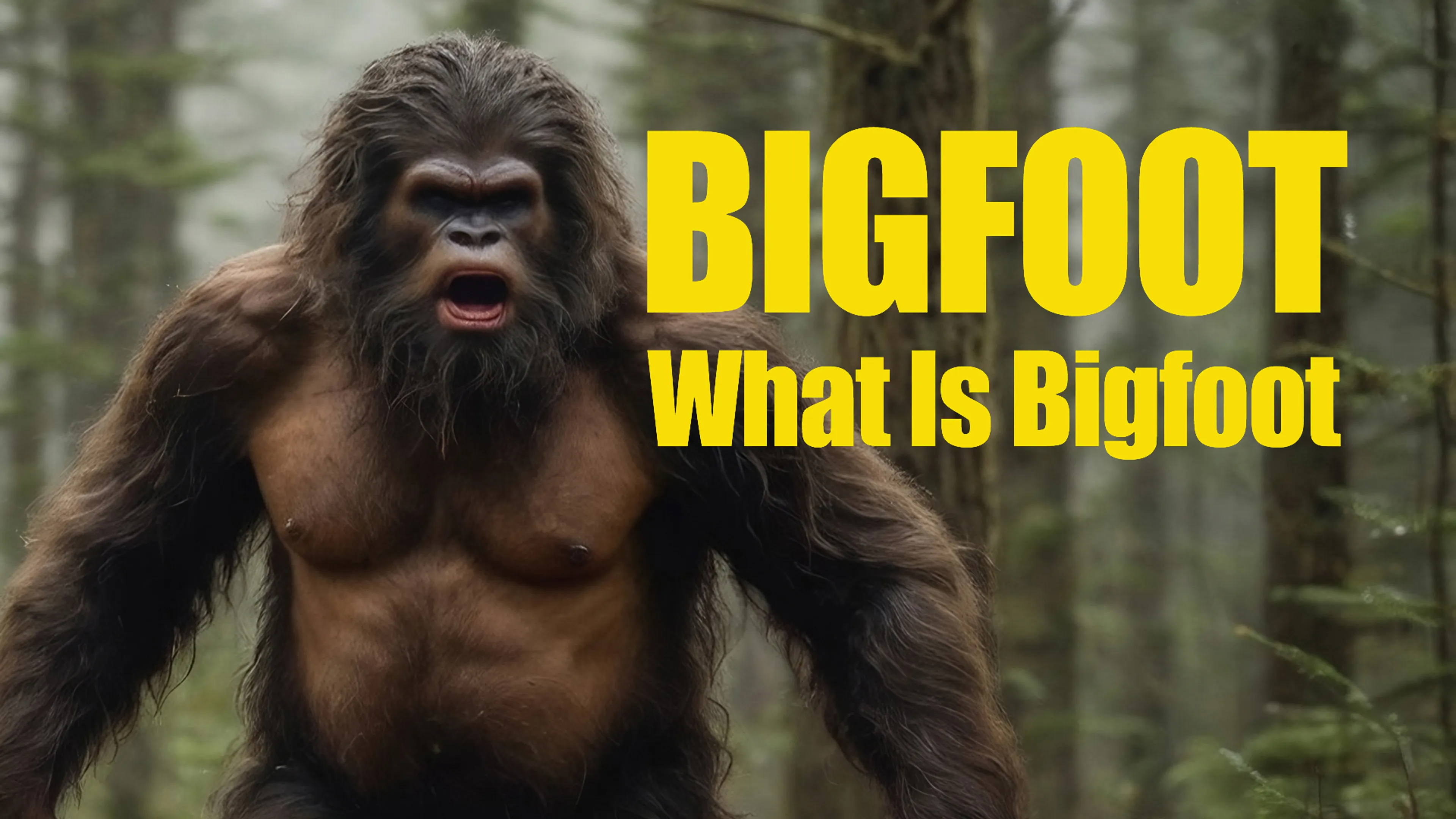 Bigfoot: What Is Bigfoot poster
